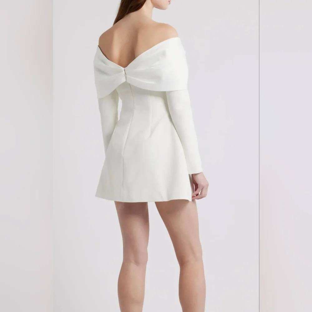 Odd Muse London  The Ultimate Muse Bow Mini Dress Size Large New - Picture 5 of 10